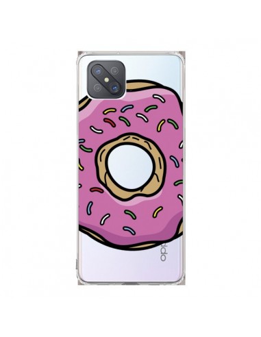 Coque Oppo Reno4 Z 5G Donuts Rose Transparente - Yohan B.