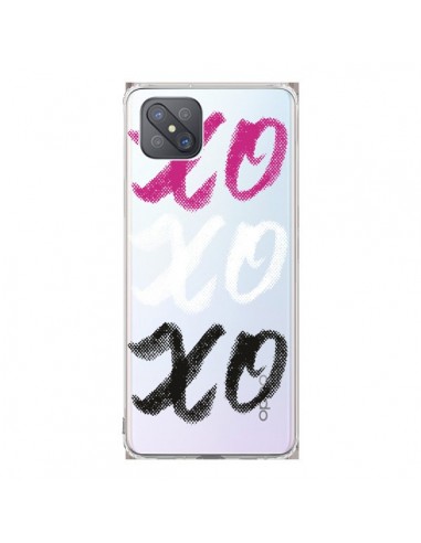 Coque Oppo Reno4 Z 5G XoXo Rose Blanc Noir Transparente - Yohan B.