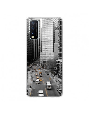 Coque Vivo Y20S New York Noir et Blanc - Anaëlle François