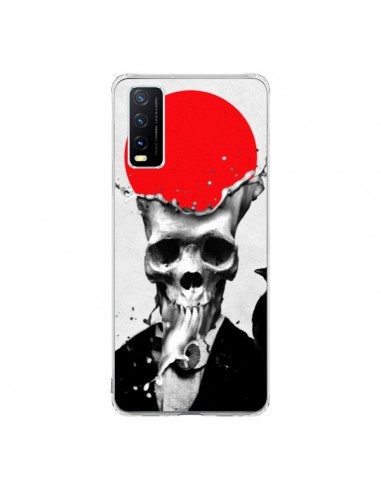 Coque Vivo Y20S Splash Skull Tête de Mort - Ali Gulec