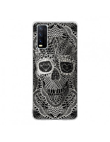 Coque Vivo Y20S Skull Lace Tête de Mort - Ali Gulec