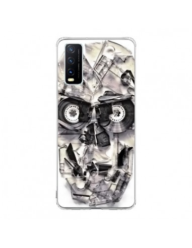 Coque Vivo Y20S Tape Skull K7 Tête de Mort - Ali Gulec