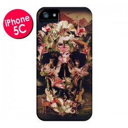 Coque Jungle Skull Tête de Mort pour iPhone 5C - Ali Gulec
