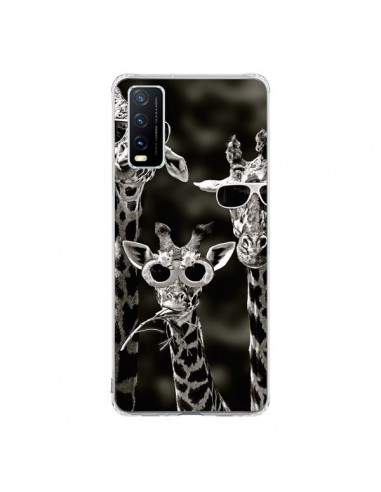 Coque Vivo Y20S Girafe Swag Lunettes Familiy Giraffe - Asano Yamazaki