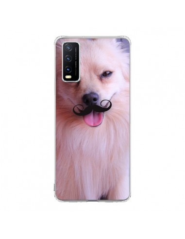 Coque Vivo Y20S Clyde Chien Movember Moustache - Bertrand Carriere