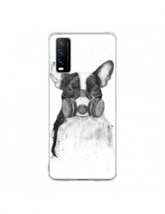 Coque Vivo Y20S Tagueur Bulldog Dog Chien Big City Life -...