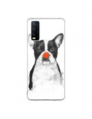 Coque Vivo Y20S Clown Bulldog Chien Dog - Balazs Solti