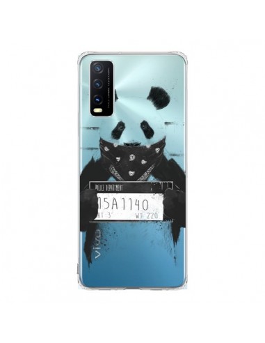 Coque Vivo Y20S Bad Panda Transparente - Balazs Solti