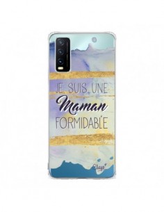 Coque Vivo Y20S Je suis une Maman Formidable Violet...