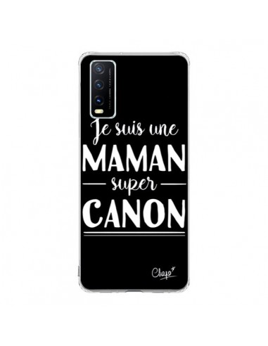 Coque Vivo Y20S Je suis une Maman super Canon - Chapo