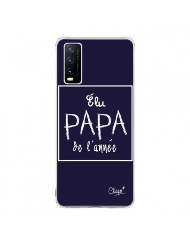 Coque Vivo Y20S Elu Papa de l'Année Bleu Marine - Chapo