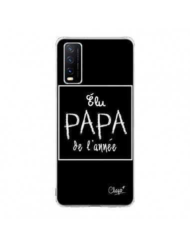 Coque Vivo Y20S Elu Papa de l'Année Noir - Chapo