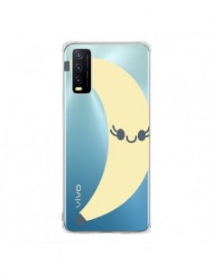 Coque Vivo Y20S Banana Banane Fruit Transparente -...