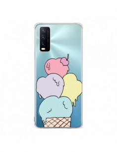 Coque Vivo Y20S Ice Cream Glace Summer Ete Coeur...