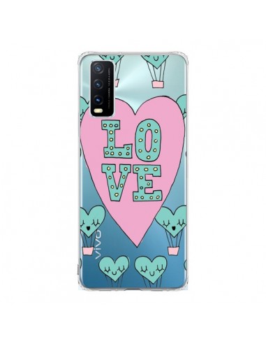 Coque Vivo Y20S Love Nuage Montgolfier Transparente - Claudia Ramos