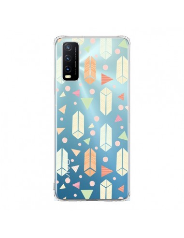 Coque Vivo Y20S Arrow Fleche Azteque Transparente - Claudia Ramos