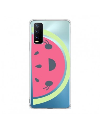 Coque Vivo Y20S Pasteque Watermelon Fruit Transparente - Claudia Ramos