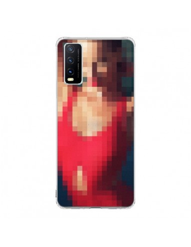 Coque Vivo Y20S Summer Girl Pixels - Danny Ivan