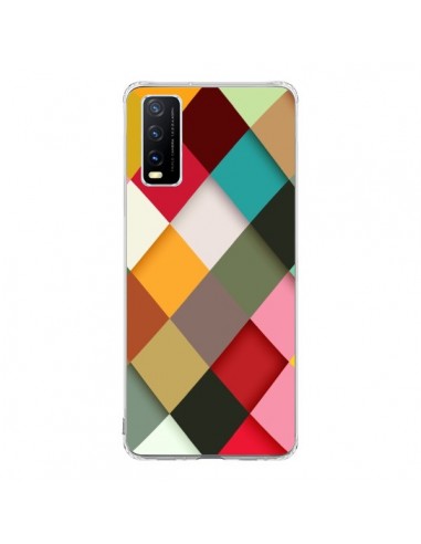 Coque Vivo Y20S Colorful Mosaique - Danny Ivan