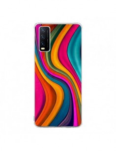 Coque Vivo Y20S Love Color Vagues - Danny Ivan