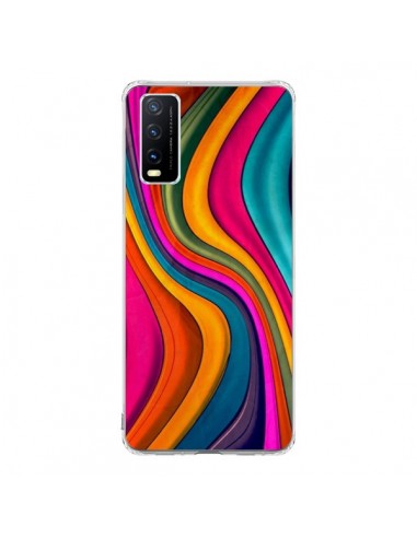 Coque Vivo Y20S Love Color Vagues - Danny Ivan