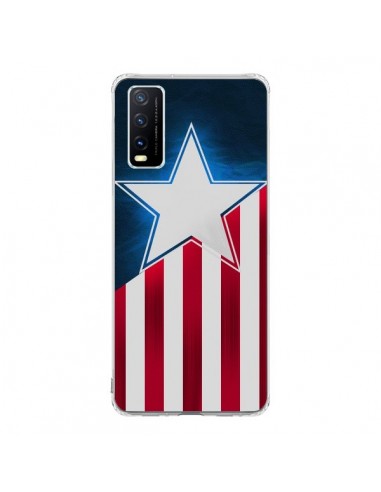 Coque Vivo Y20S Captain America - Eleaxart