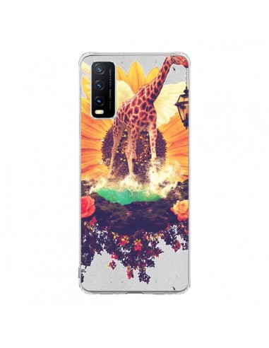 Coque Vivo Y20S Girafflower Girafe - Eleaxart