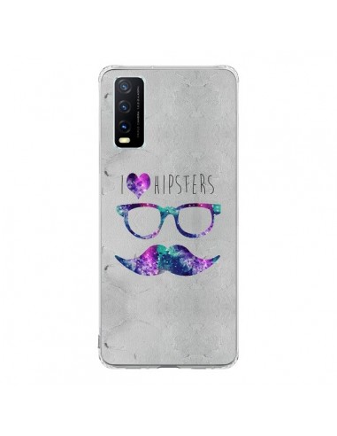 Coque Vivo Y20S I Love Hipsters - Eleaxart