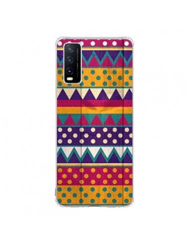 Coque Vivo Y20S Mexican Triangle Aztec Azteque - Eleaxart