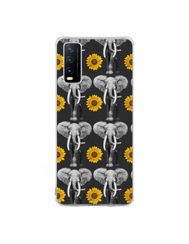 Coque Vivo Y20S Elephant Tournesol - Eleaxart