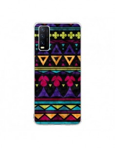 Coque Vivo Y20S Triangles Pattern Azteque - Eleaxart