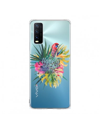 Coque Vivo Y20S Have a great summer Ete Perroquet Parrot - Eleaxart