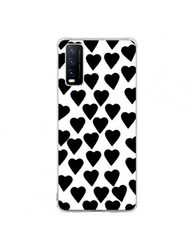 Coque Vivo Y20S Coeur Noir - Project M