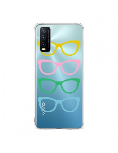 Coque Vivo Y20S Sunglasses Lunettes Soleil Couleur Transparente - Project M