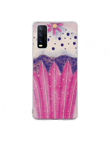 Coque Vivo Y20S Cupcake Rose - Irene Sneddon