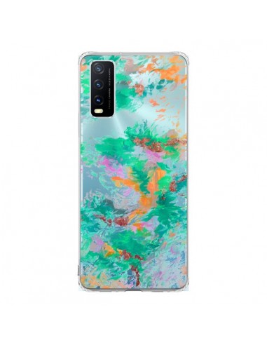 Coque Vivo Y20S Mermaid Sirene Fleur Flower Transparente - Ebi Emporium