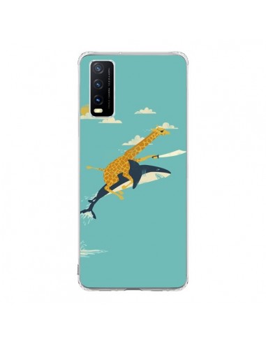 Coque Vivo Y20S Girafe Epee Requin Volant - Jay Fleck