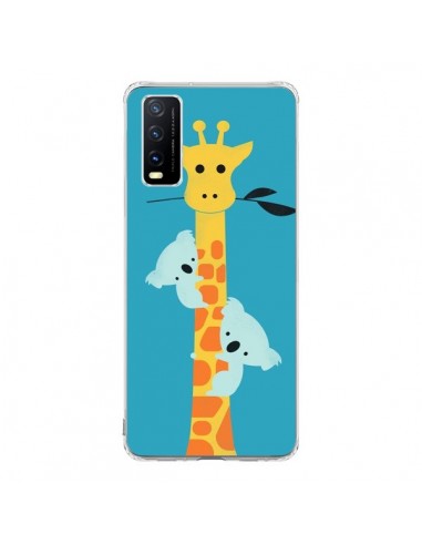 Coque Vivo Y20S Koala Girafe Arbre - Jay Fleck