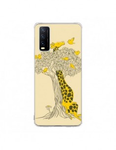 Coque Vivo Y20S Girafe Amis Oiseaux - Jay Fleck