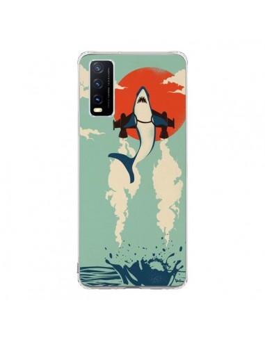 Coque Vivo Y20S Requin Avion Volant - Jay Fleck