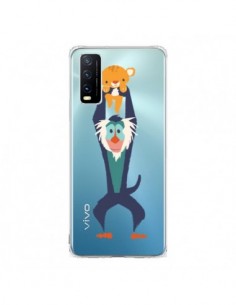 Coque Vivo Y20S Futur Roi Lion King Rafiki Transparente -...