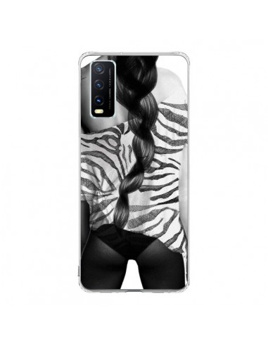 Coque Vivo Y20S Femme Zebre - Jenny Liz Rome