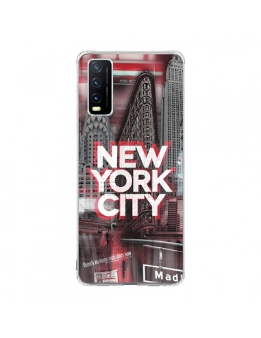 Coque Vivo Y20S New York City Rouge - Javier Martinez