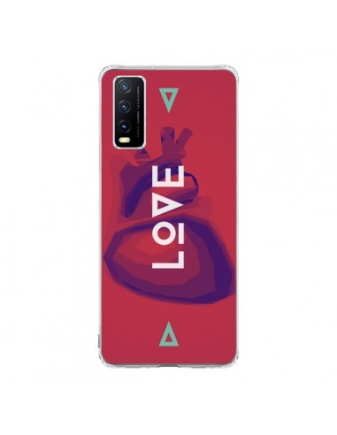 Coque Vivo Y20S Love Coeur Triangle Amour - Javier Martinez