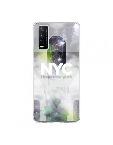 Coque Vivo Y20S I Love New York City Gris Vert - Javier Martinez