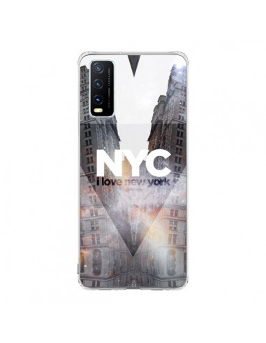 Coque Vivo Y20S I Love New York City Orange - Javier Martinez