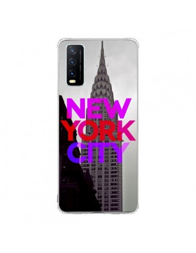 Coque Vivo Y20S New York City Rose Rouge - Javier Martinez