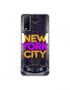Coque Vivo Y20S New York City Orange Violet - Javier...