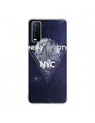 Coque Vivo Y20S New York City Triangle Bleu - Javier Martinez