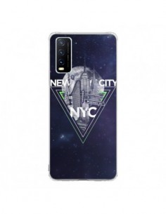 Coque Vivo Y20S New York City Triangle Vert - Javier...
